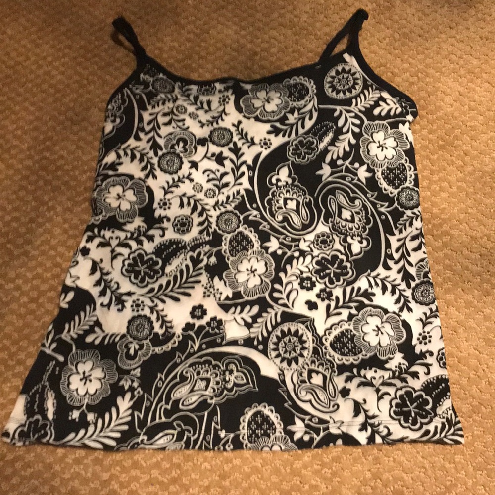 Black and White Tank Top